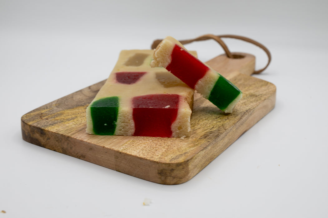 Turrón de fruta glaseada