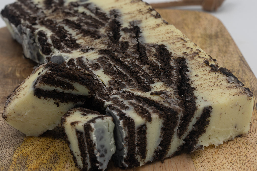 Turrón de chocolate blanco con galletas oreo